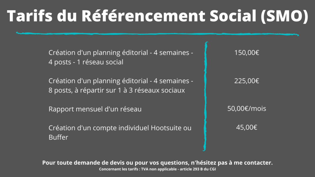 Référencement sur les Réseaux Sociaux - Marie Amélie GRANET